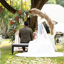 Ceremonia en el jardín